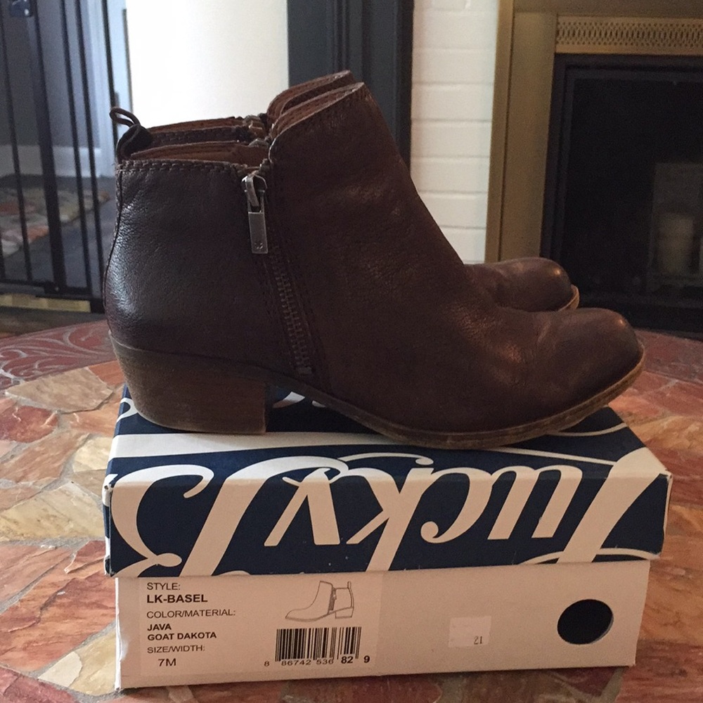 Lucky Brand leather Basel booties